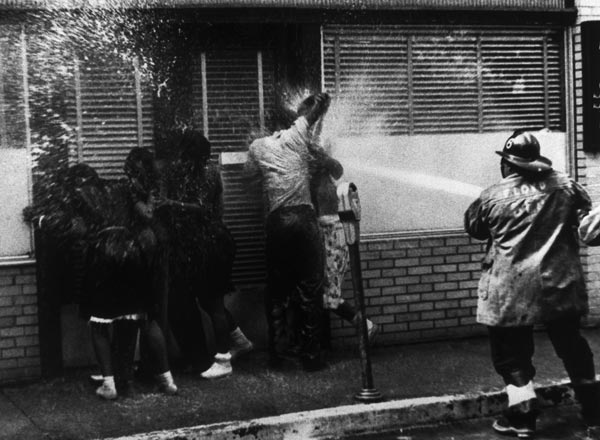 Violent techniques used on peaceful protesters in 1963.