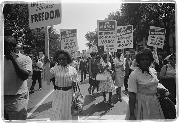 African American protest for equal rights, 1963.