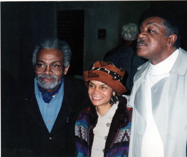 Sonia Sanchez and Amiri Baraka, and others, circa 1996.